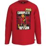 Lego Jongen Ninjago Jungen Langarmshirt LWTaylor 110 T-Shirt, 349 Rood, 92