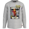 Lego Jongen Ninjago Jungen Langarmshirt LWTaylor 110 T-Shirt, 912 Grijs Melange, 92