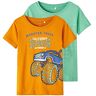 Name it Boy's NMMBERT SS TOP PB 2P Shirt met korte mouwen, groen bruis/pak: W Autumn Maple, 92, Green Spruce/Pack: w Herfst Maple, 92 cm