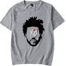 OUHZNUX The Weeknd Heren T-shirt Rapper Print T-Shirt Unisex Shirts Katoen Man Vrouw Hip Hop Tee Shirt Oversized XXS-3XL