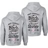 Daisy Tech Best Friends Two Girls Best Friends Pullover, grijs 1, M