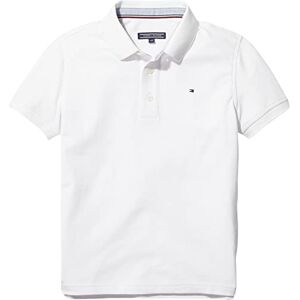 Tommy Hilfiger Poloshirts voor jongens met korte, wit (bright white), 8 Jaar Tommy Hilfiger Poloshirts voor jongens met korte, wit (bright white), 8 Jaar