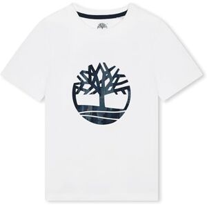 Timberland T60213 T-shirt voor jongens, Wit, 8 Jaren Timberland T60213 T-shirt voor jongens, Wit, 8 Jaren