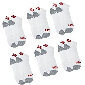 Levi's Unisex Kid's Lhn Box Tab Low Cut 6pk Bl0267 Kousen, Wit, 11 Levi's Unisex Kid's Lhn Box Tab Low Cut 6pk Bl0267 Kousen, Wit, 11