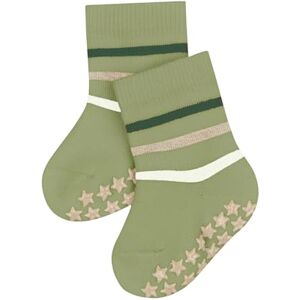 FALKE Uniseks-baby Stopper sokken Multi Stripe B Hp katoen Noppen op de zool 1 paar, Groen Ferngreen 7084, 80-92 FALKE Uniseks-baby Stopper sokken Multi Stripe B Hp katoen Noppen op de zool 1 paar, Groen Ferngreen 7084, 80-92