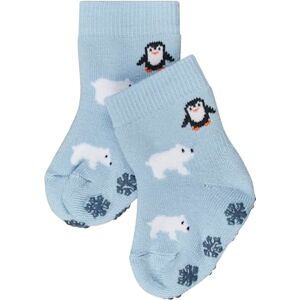 FALKE Uniseks-baby Stopper sokken Winter Animals B Hp katoen Noppen op de zool 1 paar, Blauw Crystal Blue 6290, 62-68 FALKE Uniseks-baby Stopper sokken Winter Animals B Hp katoen Noppen op de zool 1 paar, Blauw Crystal Blue 6290, 62-68