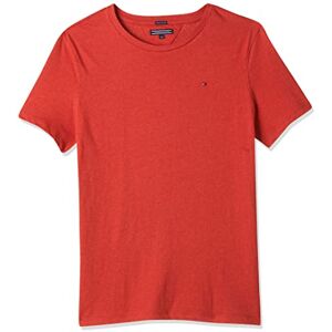 Tommy Hilfiger Jongens korte mouwen gebreide tops, rood (Apple Red Heather), 80 Tommy Hilfiger Jongens korte mouwen gebreide tops, rood (Apple Red Heather), 80