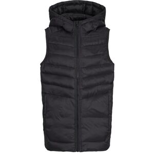 JACK & JONES JACK&JONES JUNIOR Jongens JJESPRINT Puffer Bodywarmer Hood NOOSMNI vest, zwart/Detail: SOLID, 116, Zwart/details: solid., 116 cm JACK & JONES JACK&JONES JUNIOR Jongens JJESPRINT Puffer Bodywarmer Hood NOOSMNI vest, zwart/Detail: SOLID, 116, Zwart/details: solid., 116 cm