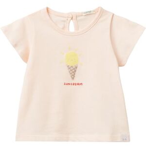 United T-shirt voor meisjes, Roze, 56 cm United T-shirt voor meisjes, Roze, 56 cm