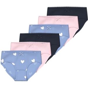 Name it Meisjes Nkfbriefs 6P Hearts Noos, Serenity, numeric_104 Name it Meisjes Nkfbriefs 6P Hearts Noos, Serenity, numeric_104