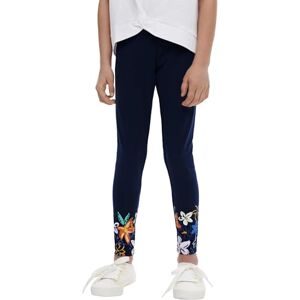 Desigual Daisy Watch leggings voor meisjes, Blauw, 8 Jaren Desigual Daisy Watch leggings voor meisjes, Blauw, 8 Jaren