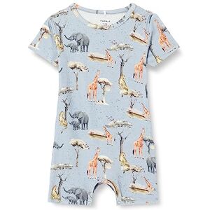 Name It Dusty Blue Safari Zomerse Overall - Kindershirt Name It Dusty Blue Safari Zomerse Overall - Kindershirt