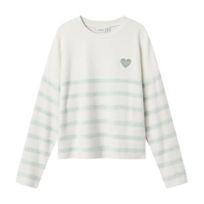 Name it Meisjes Nkfline Ls Knit Ps Noos, Gossamer Green, 134-140 Name it Meisjes Nkfline Ls Knit Ps Noos, Gossamer Green, 134-140