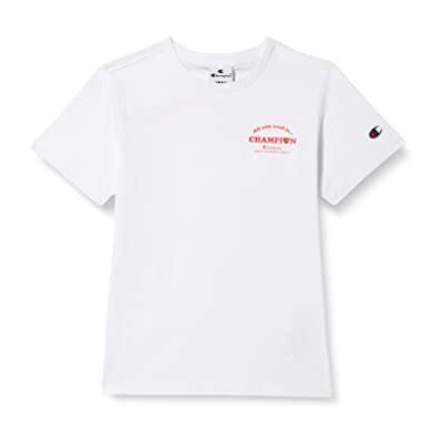 Champion T-shirt voor kinderen en jongeren, Wit, 3-4 anni Champion T-shirt voor kinderen en jongeren, Wit, 3-4 anni