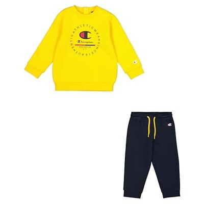 Champion Geschikt voor kinderen en jongeren, Citroen/marineblauw (LMN/NNY), 6 Maanden Champion Geschikt voor kinderen en jongeren, Citroen/marineblauw (LMN/NNY), 6 Maanden