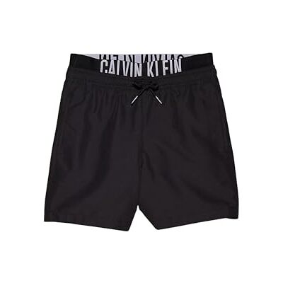 Calvin CK JEANS Jongens MEDIUM DOUBLE WB Boardshorts, Zwart (Pvh Zwart), 8-10, Zwart (Pvh Zwart), 8-10 jaar Calvin CK JEANS Jongens MEDIUM DOUBLE WB Boardshorts, Zwart (Pvh Zwart), 8-10, Zwart (Pvh Zwart), 8-10 jaar