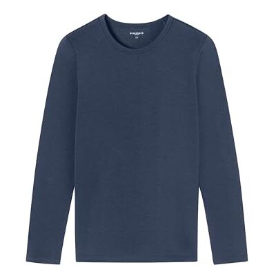 Schiesser Uniseks shirt met lange mouwen Thermo ondergoed, Jeansblauw 181854, 164 cm Schiesser Uniseks shirt met lange mouwen Thermo ondergoed, Jeansblauw 181854, 164 cm
