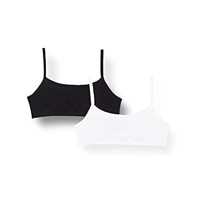 Schiesser Mädchen 2PACK Unterwäsche Bustier mit Spaghettiträger 95/5 Organic Cotton Bio Baumwolle Größe 140 bis 176 Schiesser Mädchen 2PACK Unterwäsche Bustier mit Spaghettiträger 95/5 Organic Cotton Bio Baumwolle Größe 140 bis 176