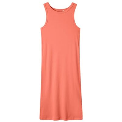 Name it Meisjes Nkfhellemie XSL Sl Dress Pb, Fresh Salmon, 116 Name it Meisjes Nkfhellemie XSL Sl Dress Pb, Fresh Salmon, 116