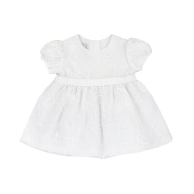 Chicco , Elegante babyjurk met korte mouwen, ideaal voor evenementen, feestjes of andere gelegenheden, ontworpen in Italië, babykleding van 0-24 maanden, cadeau-idee voor geboorte, Wit, 24 Maanden Chicco , Elegante babyjurk met korte mouwen, ideaal voor evenementen, feestjes of andere gelegenheden, ontworpen in Italië, babykleding van 0-24 maanden, cadeau-idee voor geboorte, Wit, 24 Maanden