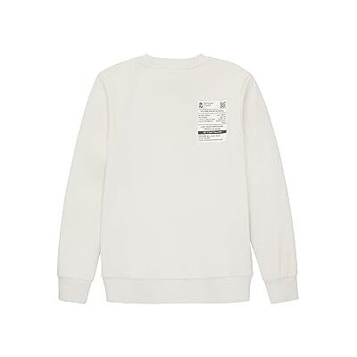 TOM TAILOR Sweatshirt voor jongens en kinderen, 32257, grijs-wit, 176 cm TOM TAILOR Sweatshirt voor jongens en kinderen, 32257, grijs-wit, 176 cm