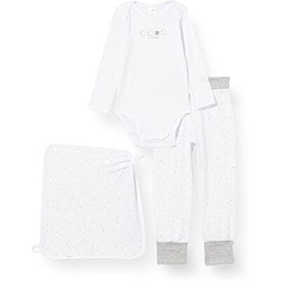 Schiesser Geschenkset zur Geburt Babies Hose Body Mützchen uniseks-baby Baby- en peuterondergoedset Schiesser Geschenkset zur Geburt Babies Hose Body Mützchen uniseks-baby Baby- en peuterondergoedset