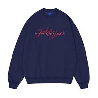 JACK & JONES Junior Jorinwood Sweat Crew Neck FST Jnr Sweatshirt, Ocean Cavern, 128 JACK & JONES Junior Jorinwood Sweat Crew Neck FST Jnr Sweatshirt, Ocean Cavern, 128