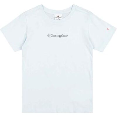 Champion Legacy Boy-Graphic Crewneck T-shirt voor jongens met groot logo, Blauw (Bs187), 11-12 Jaar Champion Legacy Boy-Graphic Crewneck T-shirt voor jongens met groot logo, Blauw (Bs187), 11-12 Jaar