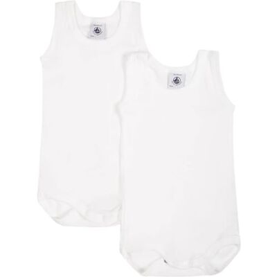 Petit Bateau Bodysuit (2 stuks) babyjongens, Variant 1:, 0-3 Maanden Petit Bateau Bodysuit (2 stuks) babyjongens, Variant 1:, 0-3 Maanden