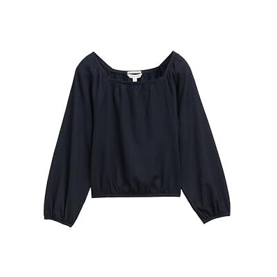 TOM TAILOR meisjes blouse, 10668 Sky Captain Blue, 128 TOM TAILOR meisjes blouse, 10668 Sky Captain Blue, 128