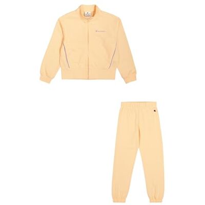 Champion Girl's Legacy Girl Sweatsuit met volledige rits, elastische manchet, roze (PS196), XXL, Roze (PS196), 15-16 jaar Champion Girl's Legacy Girl Sweatsuit met volledige rits, elastische manchet, roze (PS196), XXL, Roze (PS196), 15-16 jaar