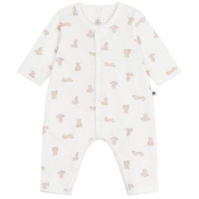 Petit Bateau Crush SP_h Nachtkleding Uniseks Baby (1 stuk), Marshmallow/bruin, 18 Maanden Petit Bateau Crush SP_h Nachtkleding Uniseks Baby (1 stuk), Marshmallow/bruin, 18 Maanden