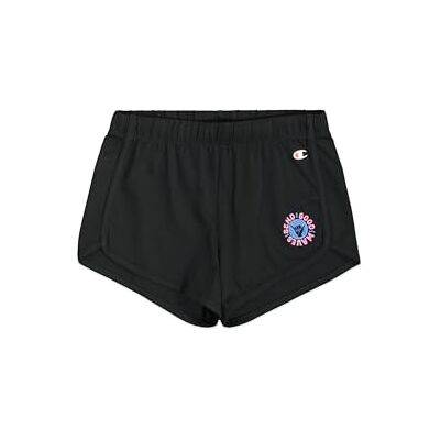 Champion Legacy Girl Graphic Shorts voor meisjes, zwart (KK001), zwart (Kk001), 7-8 Jaren Champion Legacy Girl Graphic Shorts voor meisjes, zwart (KK001), zwart (Kk001), 7-8 Jaren