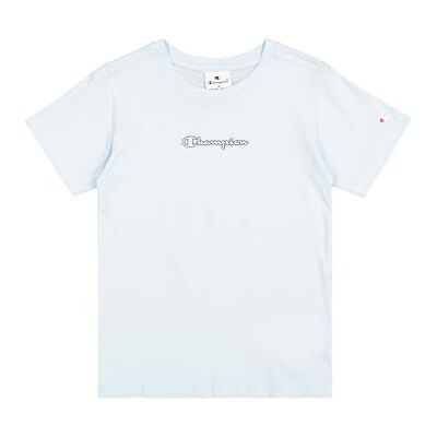 Champion Legacy Boy-Graphic Crewneck T-shirt voor jongens met groot logo, wit (Ww001), 5-6 Jaar Champion Legacy Boy-Graphic Crewneck T-shirt voor jongens met groot logo, wit (Ww001), 5-6 Jaar