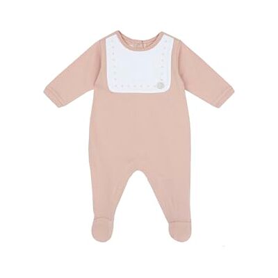 Chicco Katoenen rompertje met voet, pyjama voor kinderen en pasgeborenen, uniseks, middelroze, 12 Maanden Chicco Katoenen rompertje met voet, pyjama voor kinderen en pasgeborenen, uniseks, middelroze, 12 Maanden