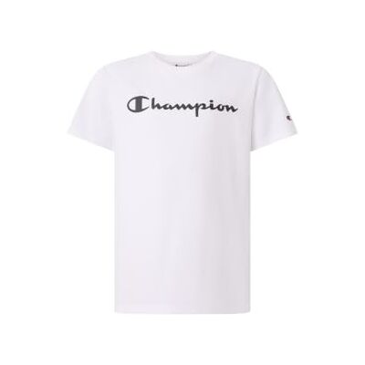 Champion Script Shop Jongens T-shirt met korte mouwen, marineblauw Champion Script Shop Jongens T-shirt met korte mouwen, marineblauw