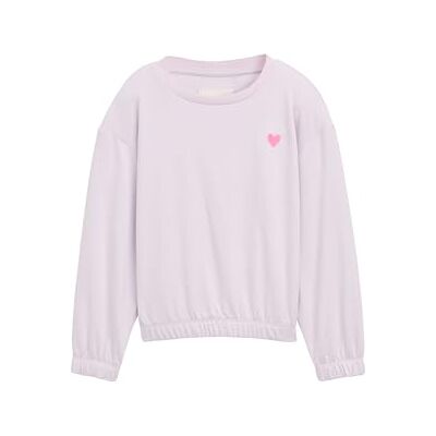 TOM TAILOR Sweatshirt voor meisjes, 31662 Charmante Lavender, 116-122 TOM TAILOR Sweatshirt voor meisjes, 31662 Charmante Lavender, 116-122