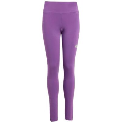 adidas Niñas Junior Girl Everyday Glam Cotton Leggings, active purple/silver met., 11-12 Years adidas Niñas Junior Girl Everyday Glam Cotton Leggings, active purple/silver met., 11-12 Years