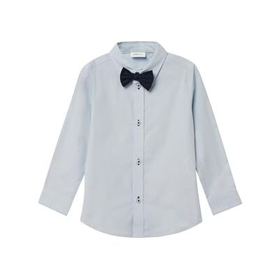 s.Oliver Junior Shirt met lange mouwen en vlinderdas, 5016, 92-98 s.Oliver Junior Shirt met lange mouwen en vlinderdas, 5016, 92-98