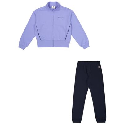 Champion Girl's Legacy Girl Sweatsuit met volledige rits, elastische manchet, paars (VS097), XXL, Paars (VS097), 15-16 jaar Champion Girl's Legacy Girl Sweatsuit met volledige rits, elastische manchet, paars (VS097), XXL, Paars (VS097), 15-16 jaar