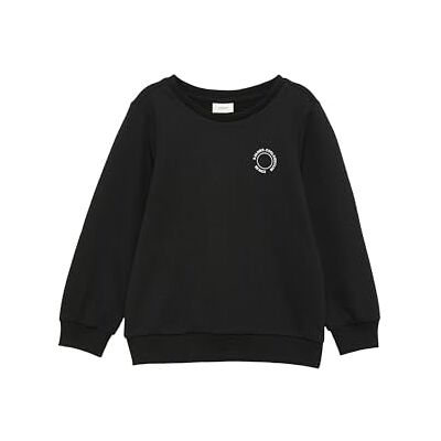 s.Oliver Uniseks sweatshirt met geribbelde manchetten en klein printdetail, 9999, 116 s.Oliver Uniseks sweatshirt met geribbelde manchetten en klein printdetail, 9999, 116