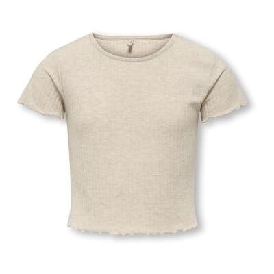 ONLY Kognella S/S O-Neck Top Noos JRS, Pumice Stone, 110-116 ONLY Kognella S/S O-Neck Top Noos JRS, Pumice Stone, 110-116
