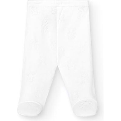 BABIDU Uniseks baby slobbel, Wit, 0 Maanden BABIDU Uniseks baby slobbel, Wit, 0 Maanden