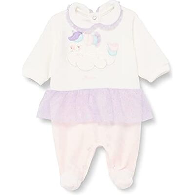 Chicco , Chenille-jumpsuit met eenhoorn en voet, Meisje 0-24, Roze (358), 12 maanden Chicco , Chenille-jumpsuit met eenhoorn en voet, Meisje 0-24, Roze (358), 12 maanden