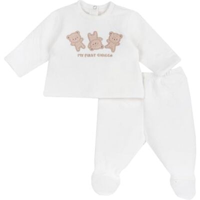 Chicco Bottone Uniseks Baby Groep en Gaiter Covers, Wit (1), 6 Maanden Chicco Bottone Uniseks Baby Groep en Gaiter Covers, Wit (1), 6 Maanden