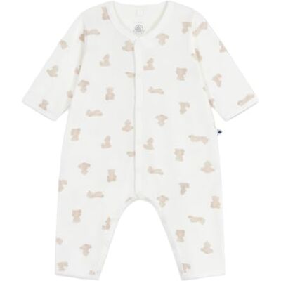 Petit Bateau Crush SP_h Nachtkleding Uniseks Baby (1 stuk), Marshmallow/bruin, 6 Maanden Petit Bateau Crush SP_h Nachtkleding Uniseks Baby (1 stuk), Marshmallow/bruin, 6 Maanden