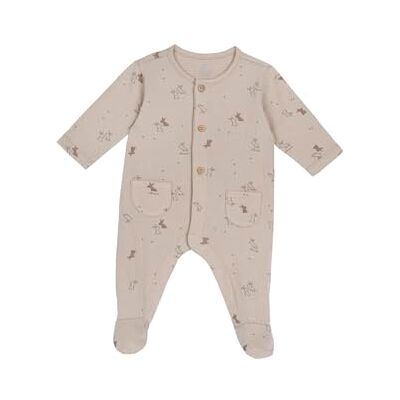 Chicco Katoenen rompertje met voet, pyjama voor kinderen en pasgeborenen, uniseks, Natuurlijk medium, 3 Maanden Chicco Katoenen rompertje met voet, pyjama voor kinderen en pasgeborenen, uniseks, Natuurlijk medium, 3 Maanden
