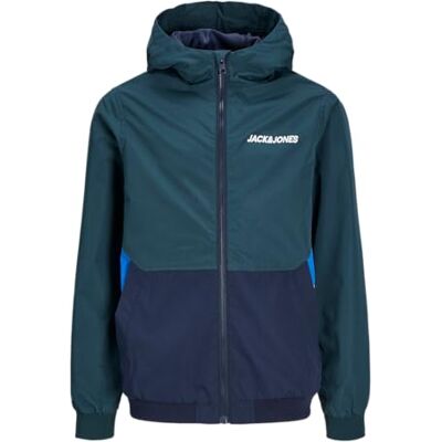 JACK & JONES Jjerush Blocking Hood Bomber Noos Mni jongens Bomberjack JACK & JONES Jjerush Blocking Hood Bomber Noos Mni jongens Bomberjack