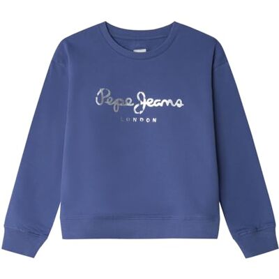 Pepe Jeans Meisjes ANNIE Sweatshirt, Blauw (FORCES BLUE), 6, Blauw (Krachten Blauw), 6 jaar Pepe Jeans Meisjes ANNIE Sweatshirt, Blauw (FORCES BLUE), 6, Blauw (Krachten Blauw), 6 jaar