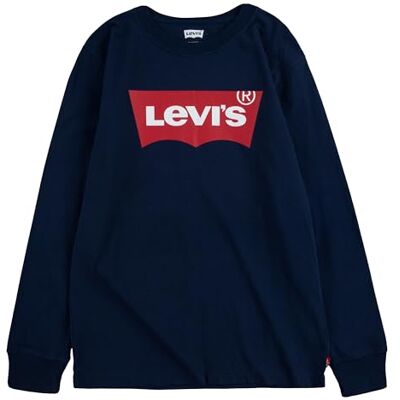 Levi's ® Batwing T-shirt met lange mouwen voor jongens, jurk, blauwtinten, 10 Jaar Levi's ® Batwing T-shirt met lange mouwen voor jongens, jurk, blauwtinten, 10 Jaar